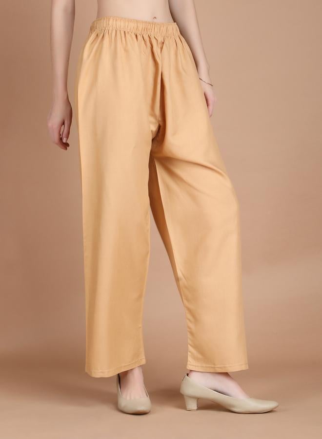 تايك تو بنطال بالازو واسع الساق بقصة عادية - Image 3